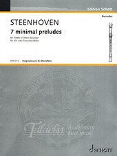 7 Minimal Preludes for Treble or Tenor Recorder